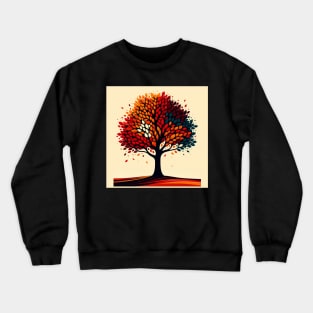 Autumnal Resonance: The Vibrancy of Change Crewneck Sweatshirt